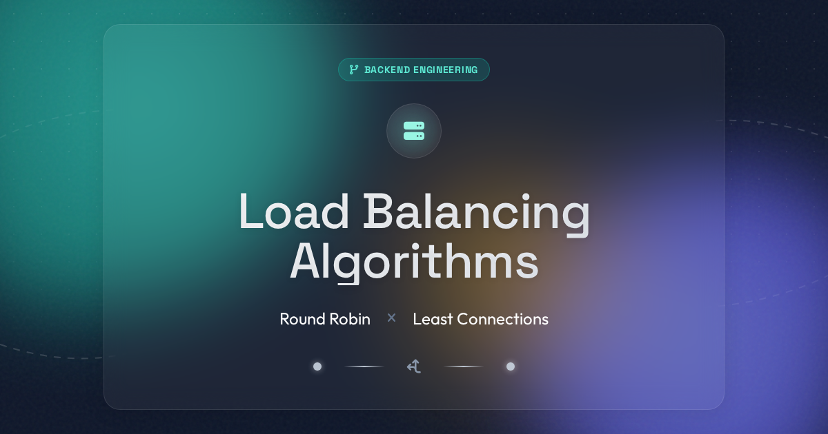 Load Balancing Visualization Header