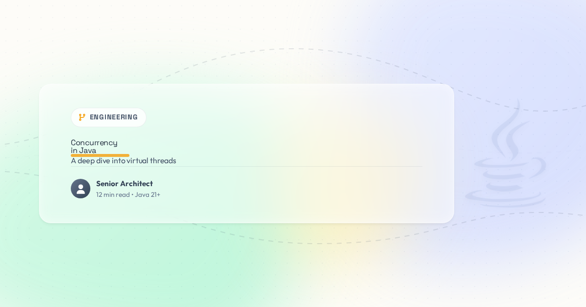 Java Virtual Threads Visualization